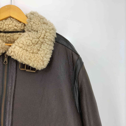 バーニーズニューヨーク BARNEYS NEWYORK B-3 ムートンジャケット メンズ import:M