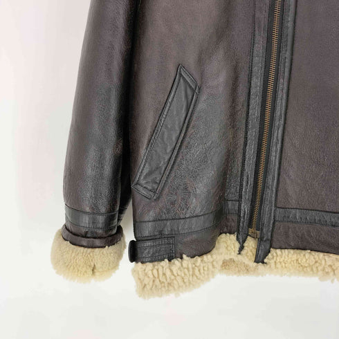 バーニーズニューヨーク BARNEYS NEWYORK B-3 ムートンジャケット メンズ import:M