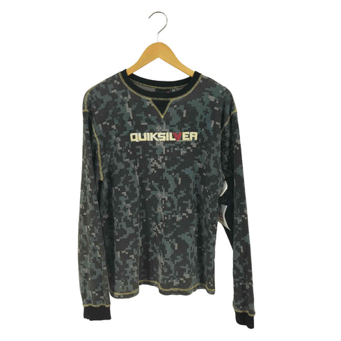 クイックシルバー Quiksilver デジタルカモ サーマル ロンT メンズ M