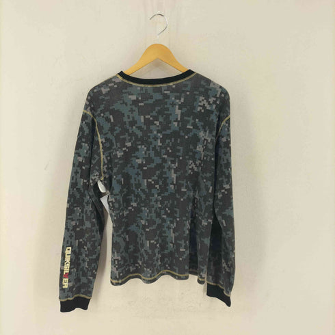 クイックシルバー Quiksilver デジタルカモ サーマル ロンT メンズ M