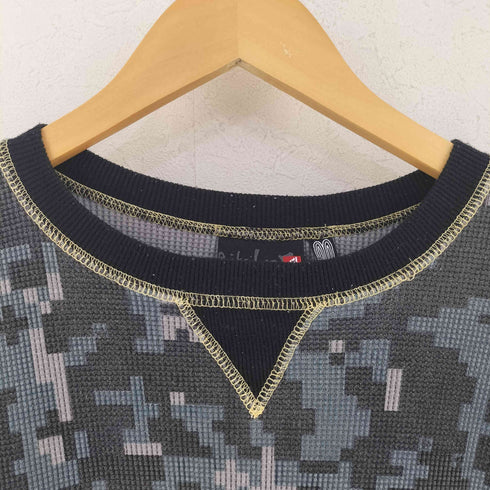クイックシルバー Quiksilver デジタルカモ サーマル ロンT メンズ M