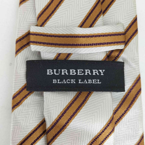 バーバリーブラックレーベル BURBERRY BLACK LABEL ボーダー ネクタイ メンズ