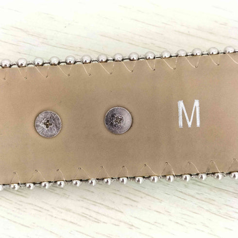 Hermetic Y2K Crystal Belt スカル スタッズ ラインストーン クリスタル ベルト メンズ M