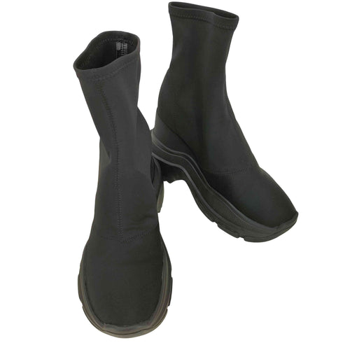 イエロー YELLO DOUBLE SNEAKER SHORT BOOTS レディース JPN:XL