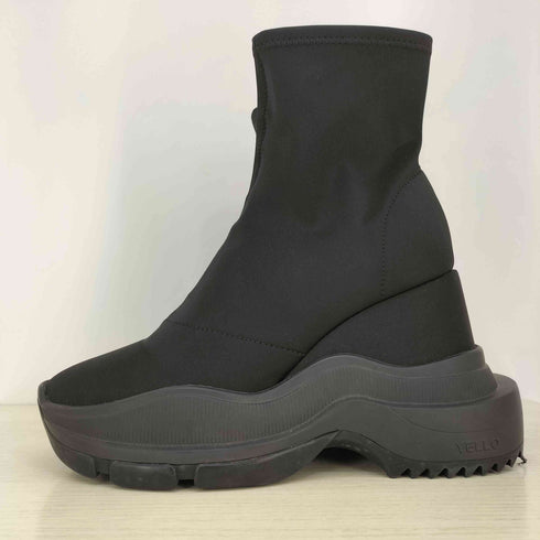 イエロー YELLO DOUBLE SNEAKER SHORT BOOTS レディース JPN:XL