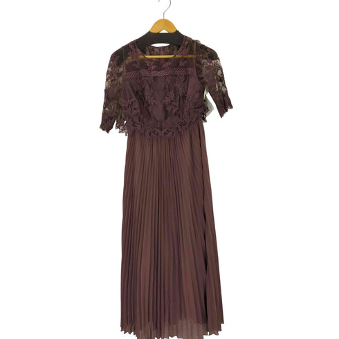 niana レースプリーツワンピース レディース LL