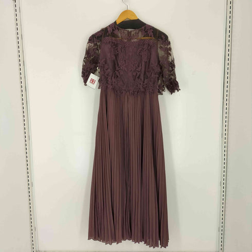 niana レースプリーツワンピース レディース LL