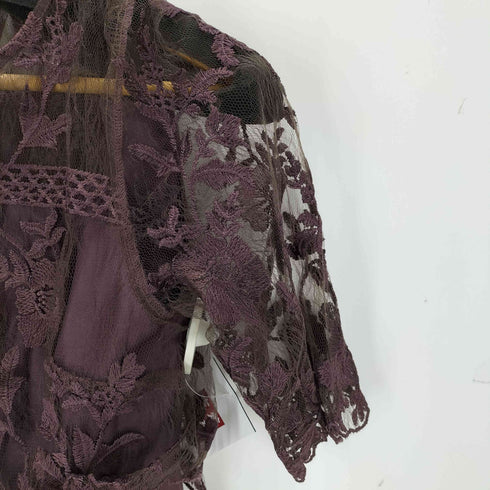 niana レースプリーツワンピース レディース LL