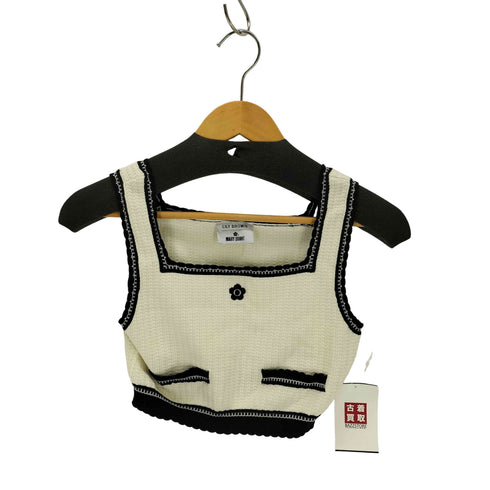 リリーブラウン Lily Brown クロップドニットビスチェ レディース ONE SIZE