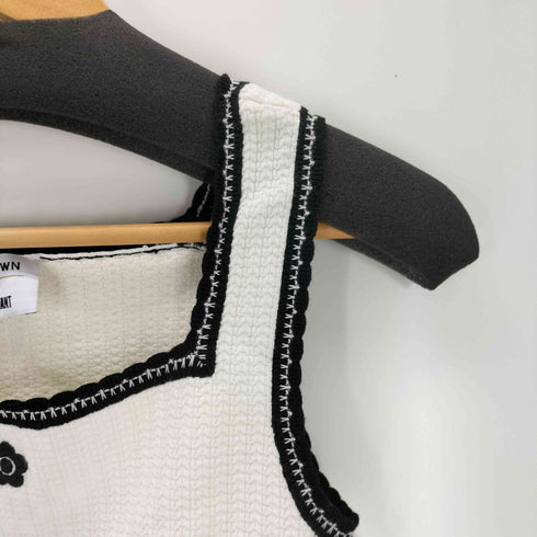 リリーブラウン Lily Brown クロップドニットビスチェ レディース ONE SIZE