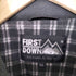 ファーストダウン FIRST DOWN 裏フリース 裾ドローコード 中綿 ジップアップ ジャケット メンズ LL