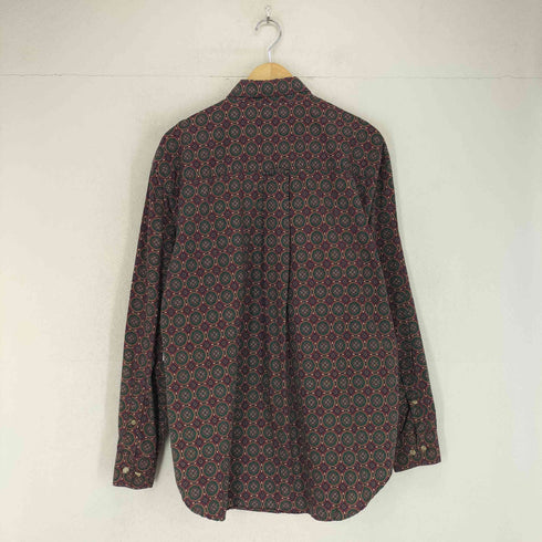 round tree & yorke 総柄ボタンダウンシャツ メンズ JPN:M