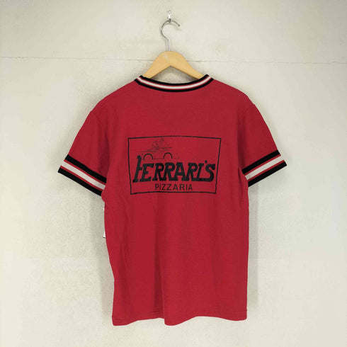80-90s Kajee 企業ロゴ VネックTシャツ メンズ JPN:M