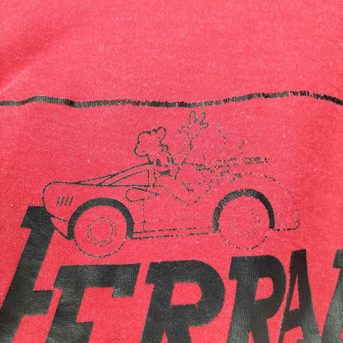 80-90s Kajee 企業ロゴ VネックTシャツ メンズ JPN:M