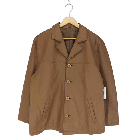 lamb leather レザーカーコート メンズ JPN:42