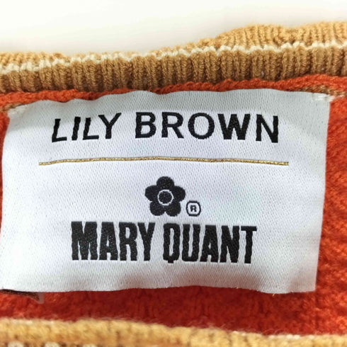 リリーブラウン Lily Brown クロップドニットビスチェ レディース ONE SIZE