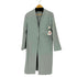 ユナイテッドアローズグリーンレーベルリラクシング UNITED ARROWS green label relaxing CS ダブルクロス ノーラペル コート レディース JPN:38