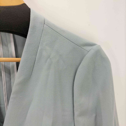 ユナイテッドアローズグリーンレーベルリラクシング UNITED ARROWS green label relaxing CS ダブルクロス ノーラペル コート レディース JPN:38
