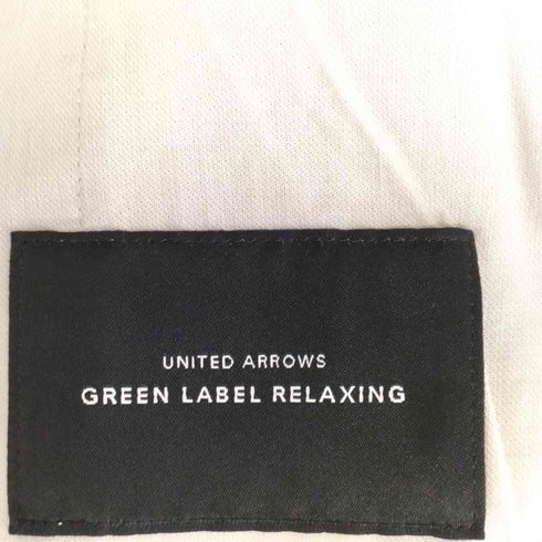 ユナイテッドアローズグリーンレーベルリラクシング UNITED ARROWS green label relaxing CS ダブルクロス ノーラペル コート レディース JPN:38