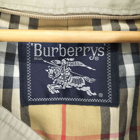 バーバリーズ BURBERRYS 裏地ノバチェック 比翼ステンカラーコート メンズ