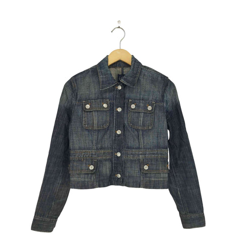 ギャップ Gap 00S デニムジャケット レディース JPN:XS