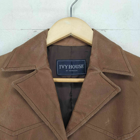 IVYHOUSE pig skin レザーコート レディース