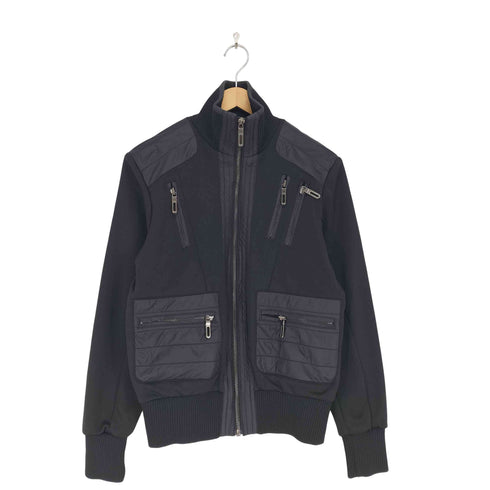 ザラ ZARA ジップアップボンディングジャケット メンズ import:S