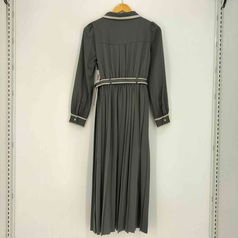レディアゼル REDYAZEL 24aw バイカラープリーツシャツワンピース レディース JPN:S