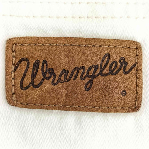 ラングラー Wrangler 90s 日本製 Western Wear ホワイト デニム メンズ 34