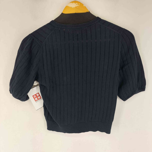 ブルーレーベルクレストブリッジ BLUE LABEL CRESTBRIDGE S/S コットン リブ編みカーディガン レディース JPN:38