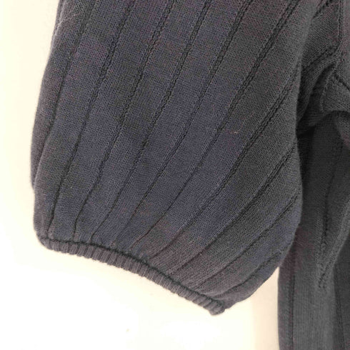 ブルーレーベルクレストブリッジ BLUE LABEL CRESTBRIDGE S/S コットン リブ編みカーディガン レディース JPN:38