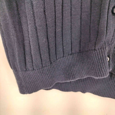 ブルーレーベルクレストブリッジ BLUE LABEL CRESTBRIDGE S/S コットン リブ編みカーディガン レディース JPN:38