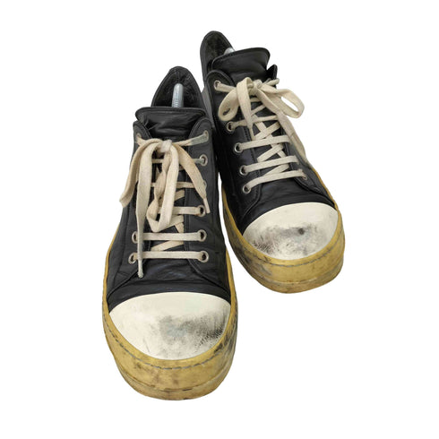 リックオウエンス RICK OWENS Ramones Low ラモーンズ ローカット スニーカー メンズ EUR:41