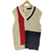 トミージーンズ tommy jeans カラーブロックニットベスト メンズ JPN:M
