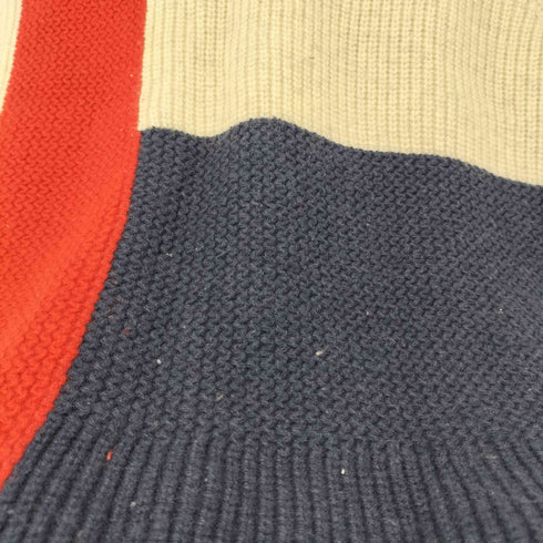 トミージーンズ tommy jeans カラーブロックニットベスト メンズ JPN:M