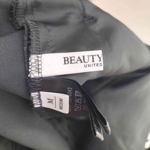 ビューティーアンドユースユナイテッドアローズ BEAUTY & YOUTH UNITED ARROWS タックワイドストレートパンツ レディース M