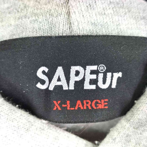 サプール SAPEur 両面プリント プルオーバーパーカー メンズ JPN:XL