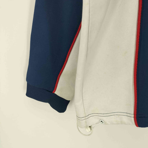 アンブロ UMBRO ハーフジップ ラグラン 裾ドローコード トラックトップ メンズ JPN:XL