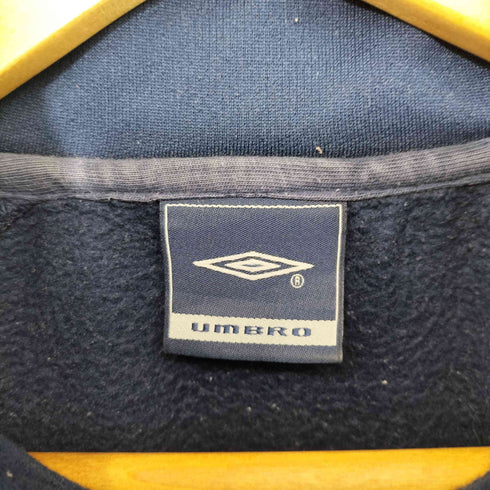 アンブロ UMBRO ハーフジップ ラグラン 裾ドローコード トラックトップ メンズ JPN:XL