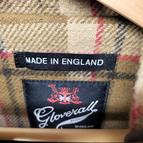 グローバーオール Gloverall 英国製 裏地 タータンチェック トグルボタン ダッフル コート メンズ