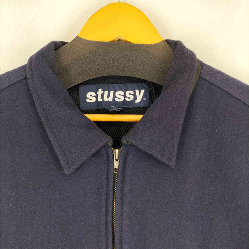 ステューシー Stussy 90S 紺タグ ウールスポーツジャケット メンズ import:L