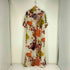 hannes roether キュプラ 花柄 シャツワンピース レディース import:M