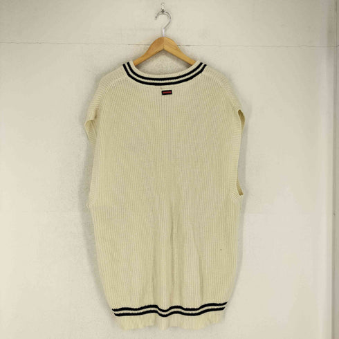 フブ FUBU ワンポイント刺繍ニットベスト メンズ XL