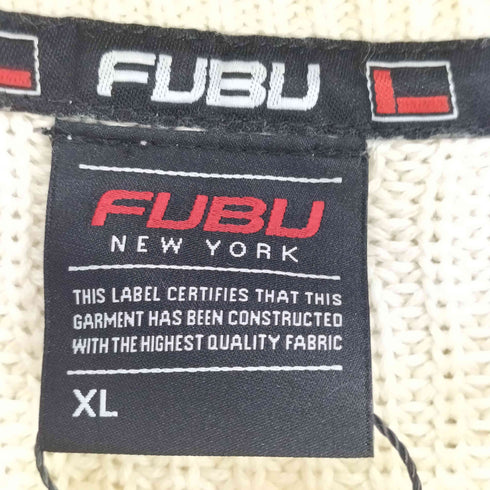 フブ FUBU ワンポイント刺繍ニットベスト メンズ XL