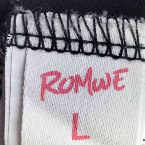 ROMWE シアースリーブ クロップド トップス Y2K レディース L