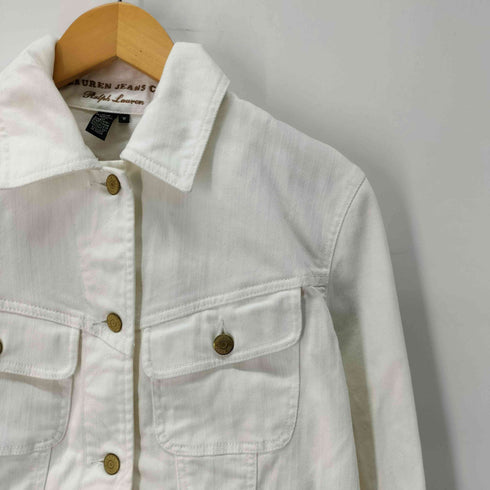 ローレンラルフローレン LAUREN RALPH LAUREN トラッカージャケット デニムジャケット Gジャン レディース import:M