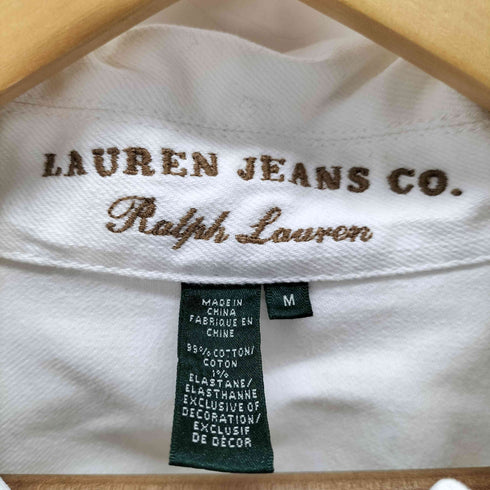 ローレンラルフローレン LAUREN RALPH LAUREN トラッカージャケット デニムジャケット Gジャン レディース import:M
