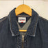 トミージーンズ tommy jeans ZIP CROPPED JACKET SVMXRG ジップアップデニムブルゾン レディース import:M
