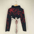 FINESSE フェイクファー クロップド カーディガン Y2K レディース import:XS