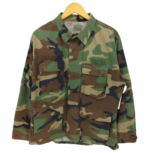ユーエスアーミー U.S. ARMY 90S ウッドランドカモ リップストップ BDU ジャケット 96年納入 メンズ MEDIUM-SHORT
